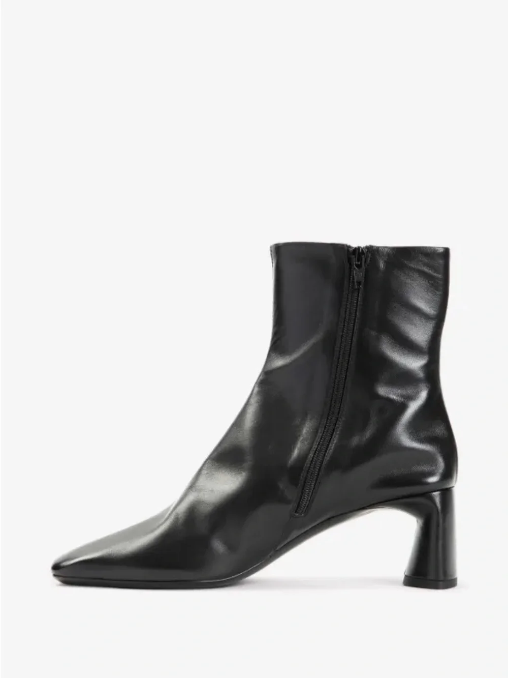 Balenciaga 60mm Duty Free Black Leather Ankle Boots, Size 36, NEW $995